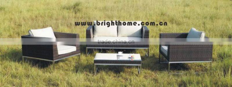Two Seat Small Sofa with Stainless Steel Leg