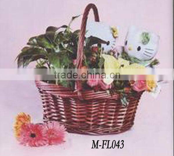 Christmas willow gift basket & fruit basket