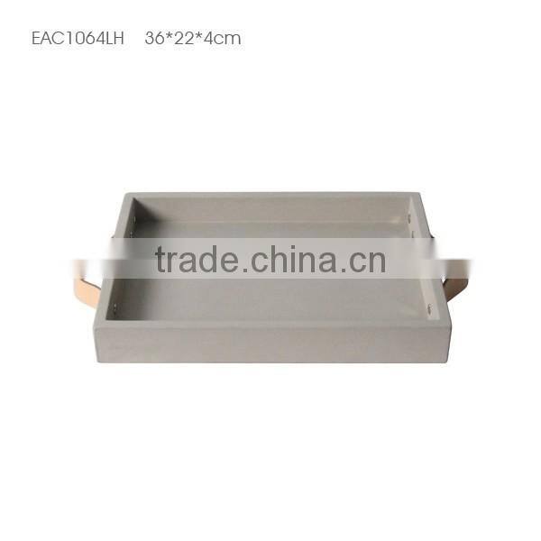 Handmade Concrete Tray Industrial Organization Storage Modern Decor Jewelry