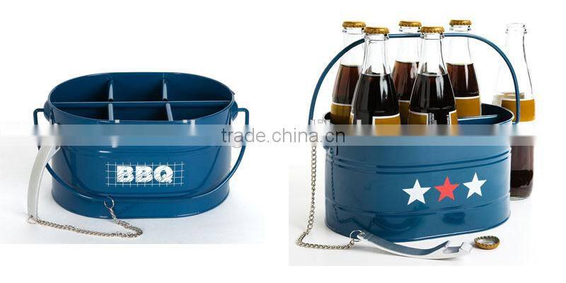 Metal garden seed storage box