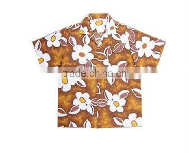 bamboo fiber short sleeve hawaiian shirts