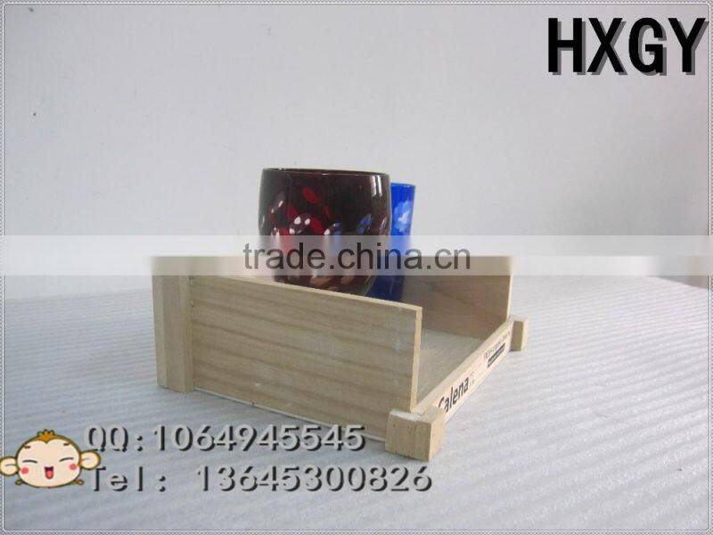 Small size rectangle wooden serving tray