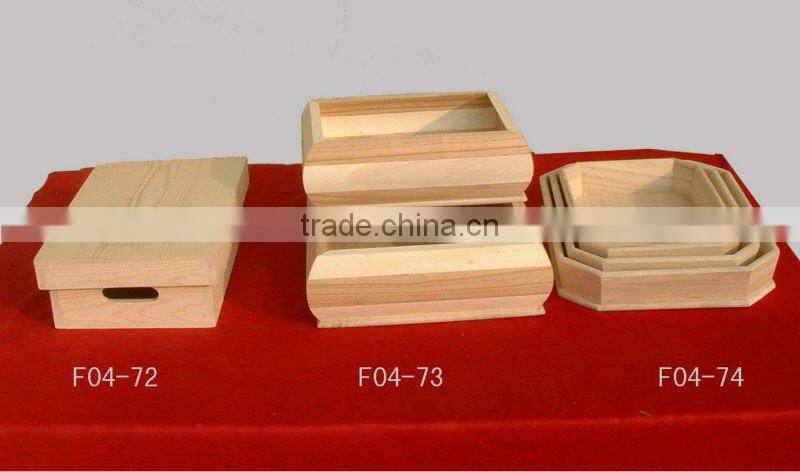 handmade small pretty poplar wooden food tray