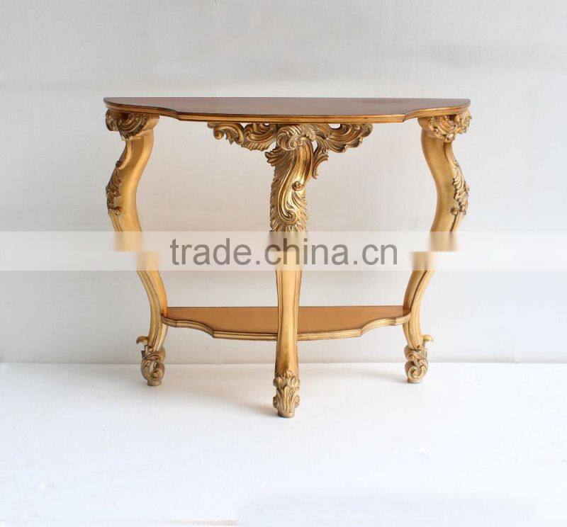 Factory Wholesales Side console table with mirror set