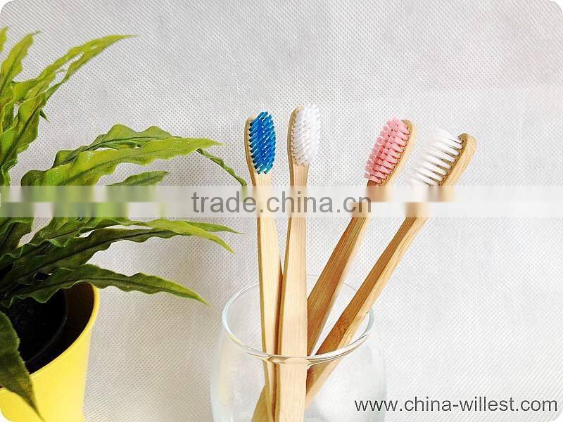 adult bamboo toothbrush with soft bristle