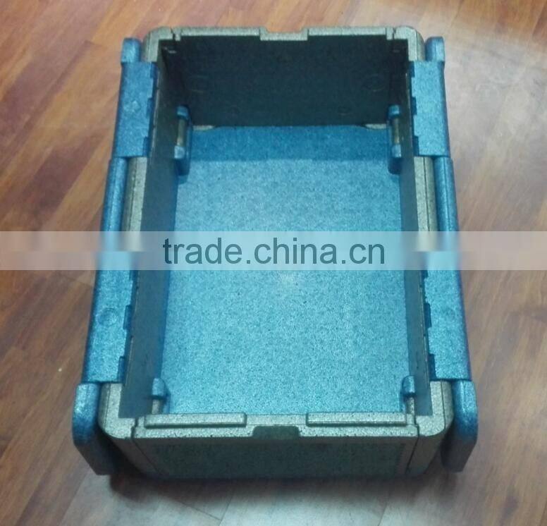insulation box for car, foldable epp material insulation box, light weight for outdoor food storage.