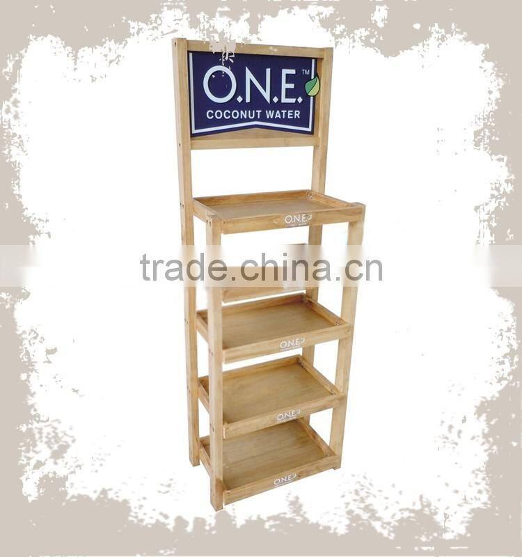 New Products 5 Tiers Bottle Water Display Rack For Store
