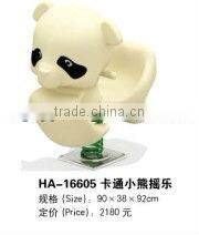 (HA-16605)EXCELLENT QUALITY AMUSEMENT PARK ROCKING HORSE TOY,OUTDOOR PLASTIC ROCKING HORSE TOY