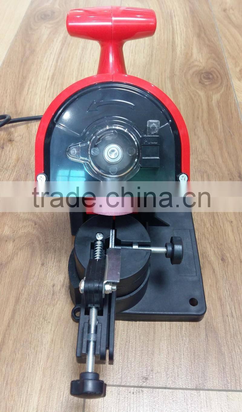 Hot Sales 100mm 250W Plastic Base Power Chainsaw Chain Sharpening Grinder Machine Tools Electric Chain Saw Sharpener