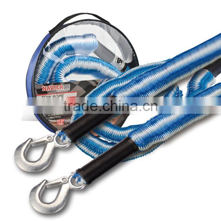 1.5m to 4m 1.2T 2T 2.8T strong elastic towing rope
