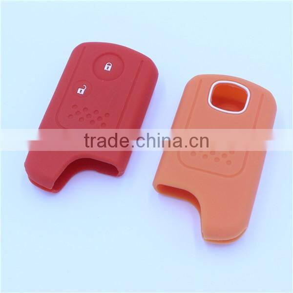 Silicone car key shell, key jackets for honda CRV 2 buttons
