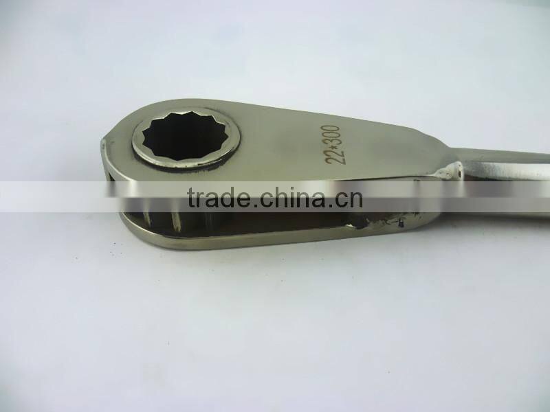 Non-magnetic Stainless Steel Ratchet Handle Wrench,SS Ratchet Spanner,304 Stainless Steel Spanner