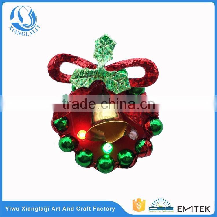 Blinking plastic Christmas flash led light necklace for kids