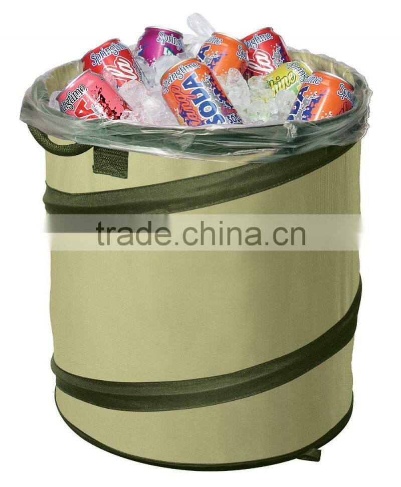 Cheap Trash Can/Collapsible Pop Up Camp Trash Can/Garden Waste Bag
