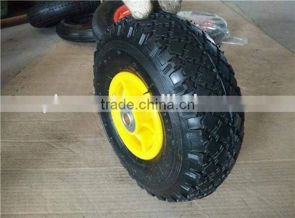 3.00-4 high quality pneumatic small rubber wheels