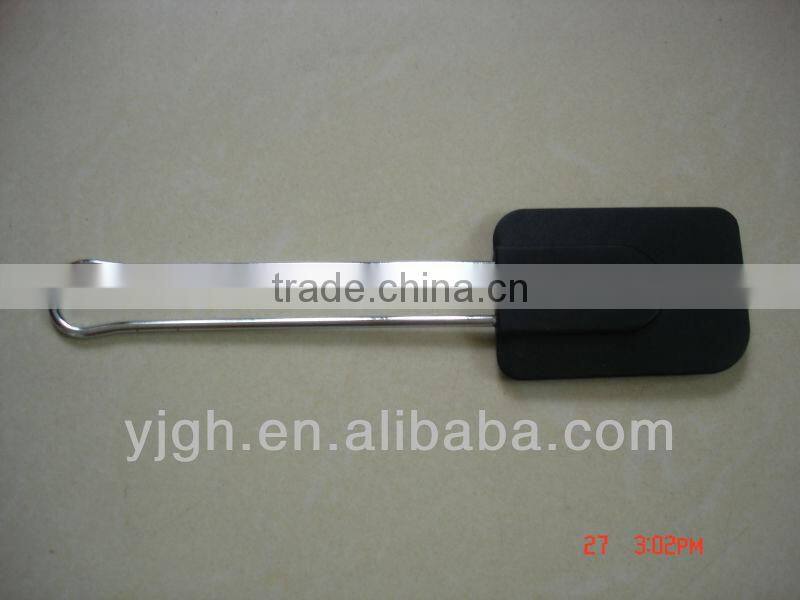 New design silicone kitchen spatula, metal handle