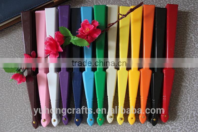 Spanish plastic hand cloth fan