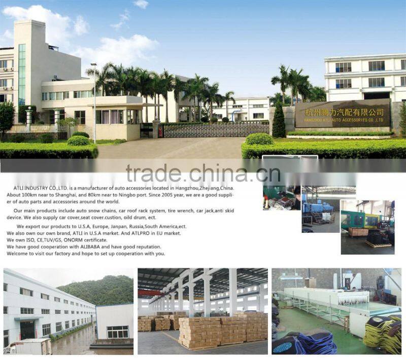 pvc anti-slip backing 5pcs carpet floor car mats