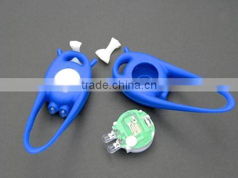 Blue Bicycle Headlight Silicone Bike Light For Safety Travel