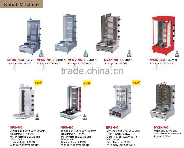 2015 New Gas & Electric Shawarma Machine With CE