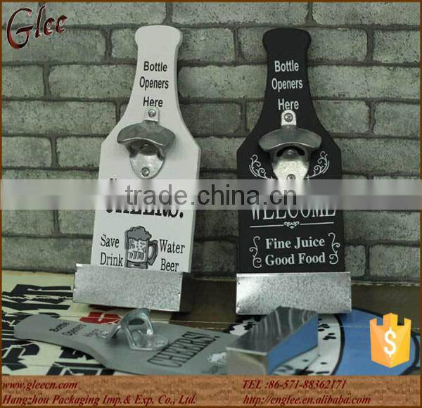 wooden wall bottle opener with full printing