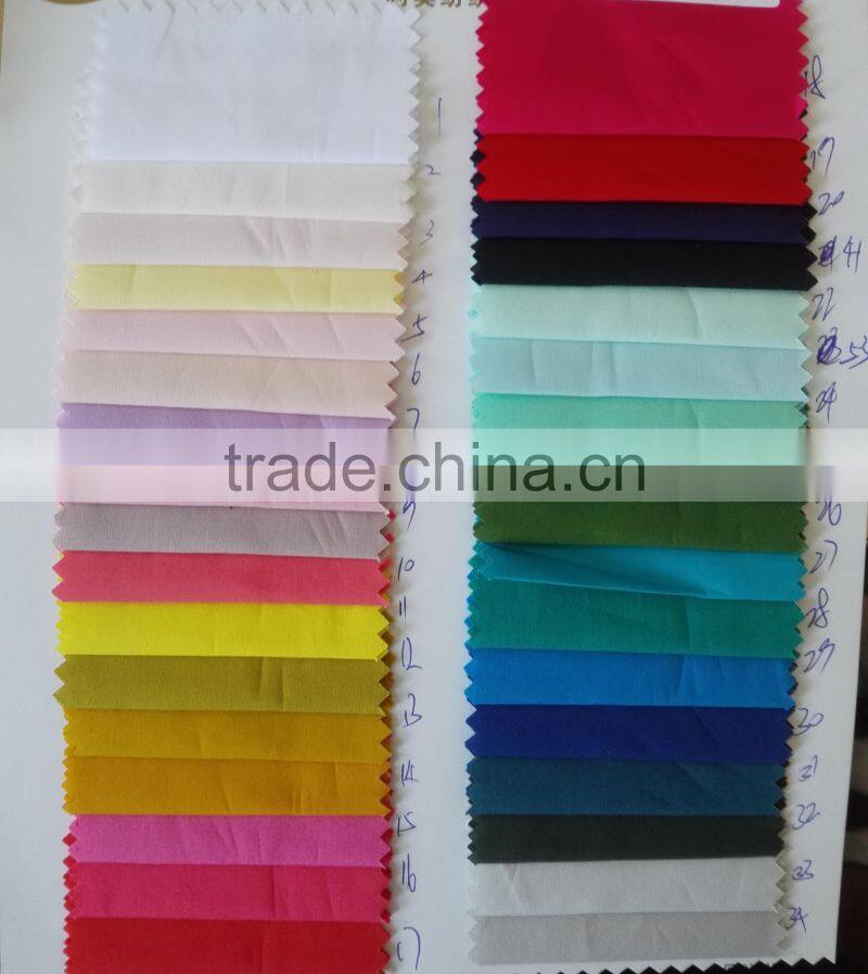 Woven fabric Plain Dyed 60s Cotton Poplin Fabric Factory Price