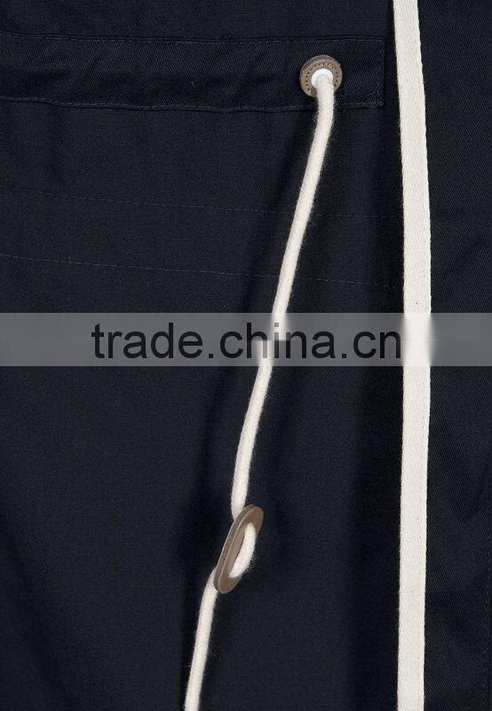 ALIKE slim fit cotton long wind coat for men