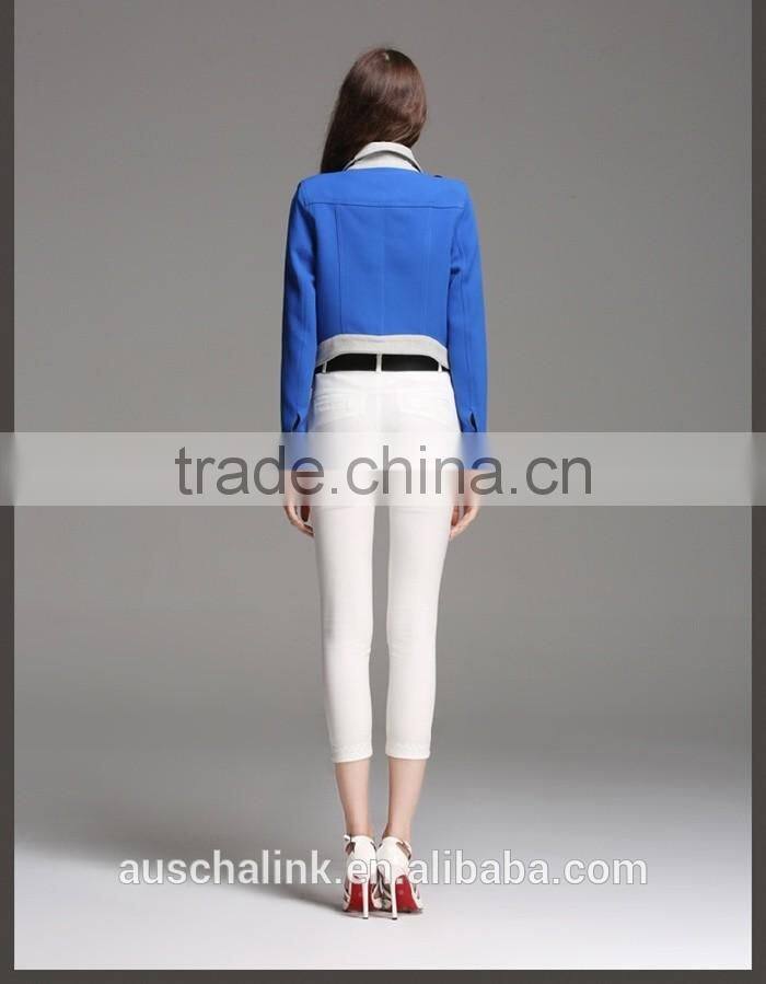 italy style girls long sleeve single breasted short jacket competitive price