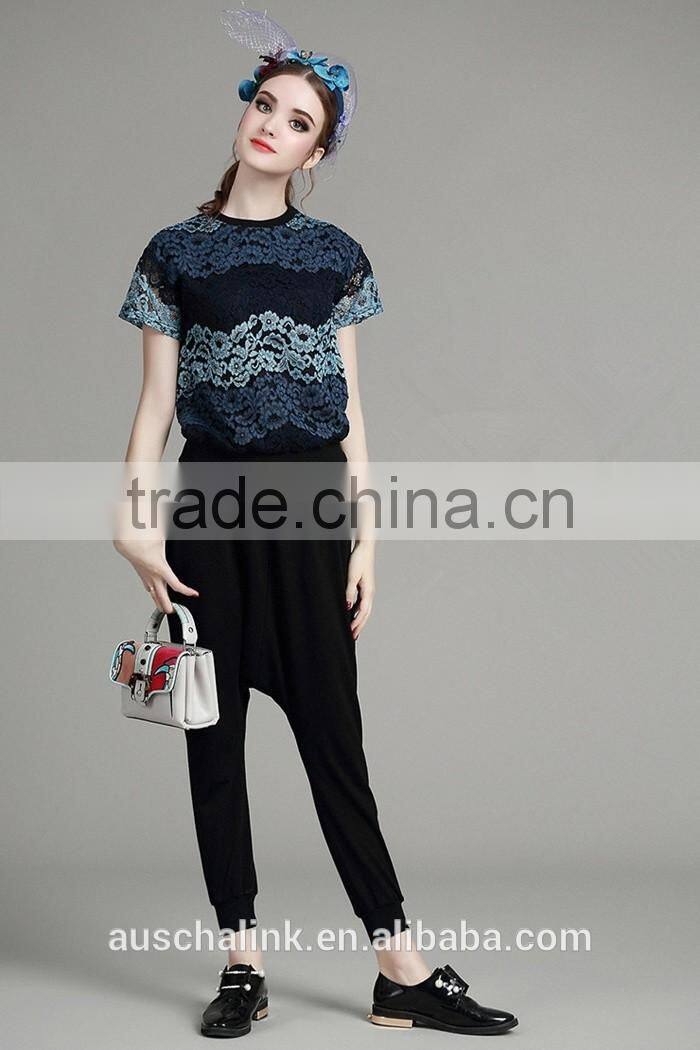 hot sale personalized chic ladies cheap baggy pants wholesale price