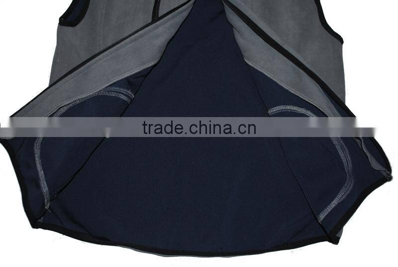 Polar Fleece Professional Manufacturer ! men's sleeveless cheap fleece jacket 100%polyeter polar fleece 180g compounded jersey