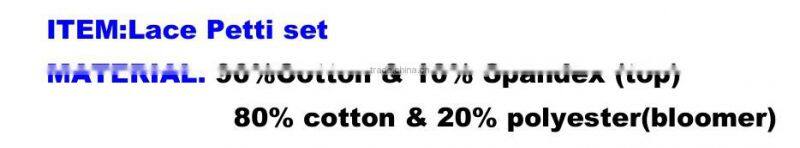 2017 Kids Stocks Cute baby Girl Summer Sleeveless2 Pcs Baby Clothes/ Clothing