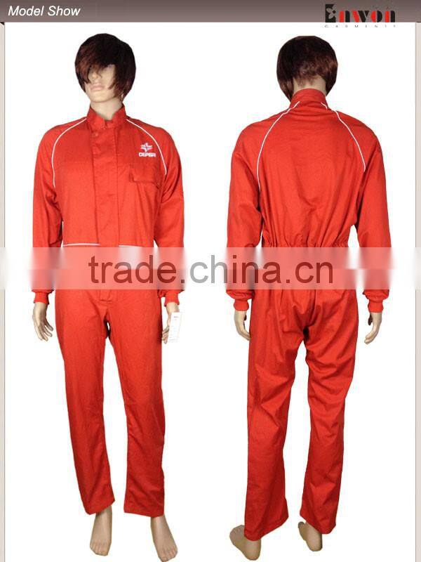 Custom design oil industrial safety workwear uniform flame retardant coverall
