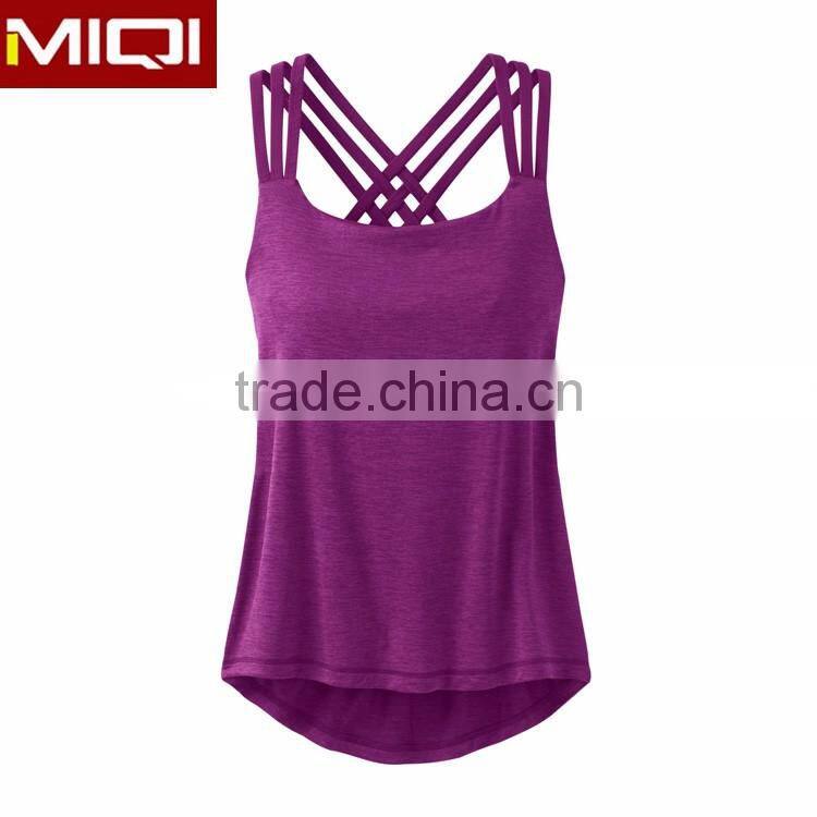 Made in China Custom High Quality Breathable gym tank top for women