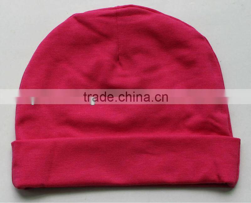 Wholesale hot sale Cotton baby girls hat,red cotton baby caps