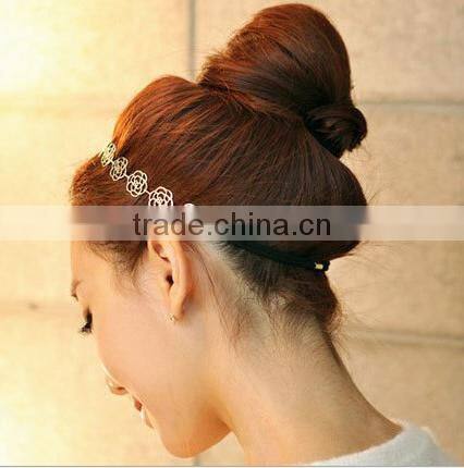 colorful feather handmade woven cord hair accessories fashion women feather headbands hair jewelry for party 2016