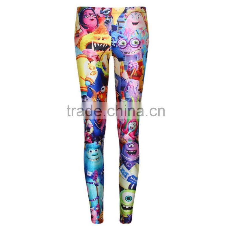 Factory Direct Special Cartoon Pattern Pants Tight Slim Casual Ladies Hot Sexy pants