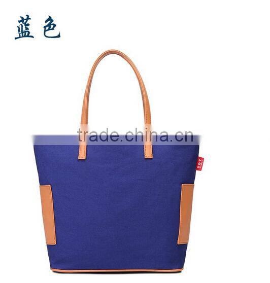 2015 fashion design ladies canvas bags
