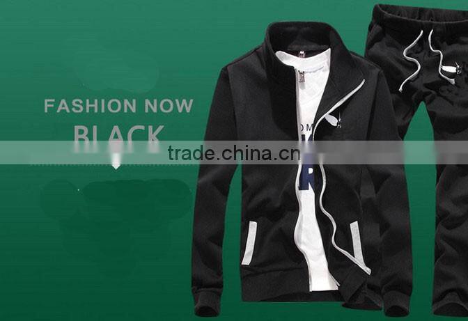 High quality hot sale China wholesale cheap zipper custom sports for men tracksuits