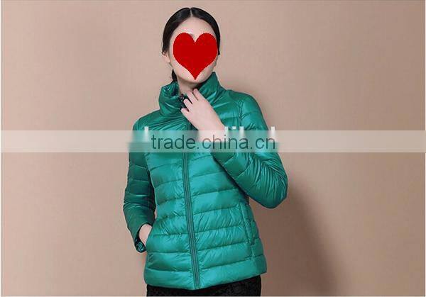 2016 winter new fashion women short down jackets cotton padded coats