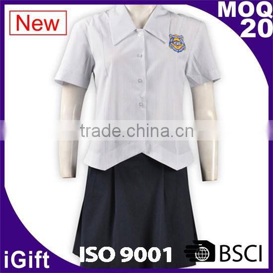 Factory wholesale new design korean high school uniforms