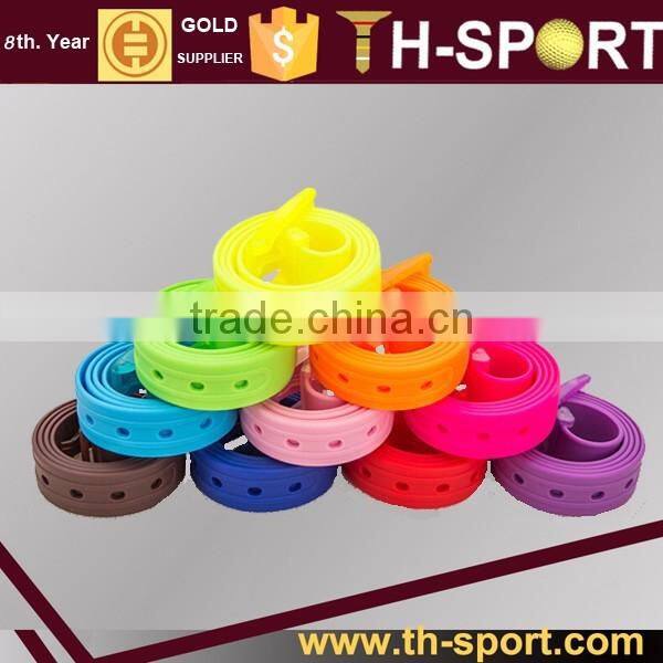 Colored Fashion Rubber Men's Golf Silicone Belt