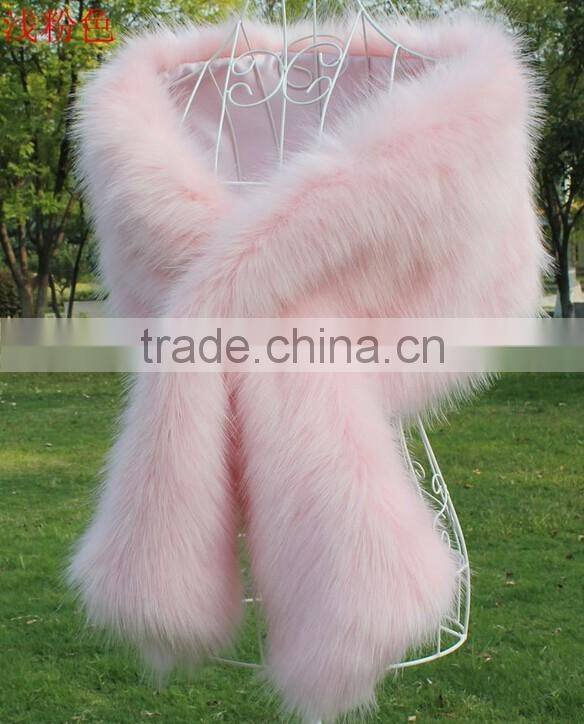 European fur overcoat woolen cloth shawl for women