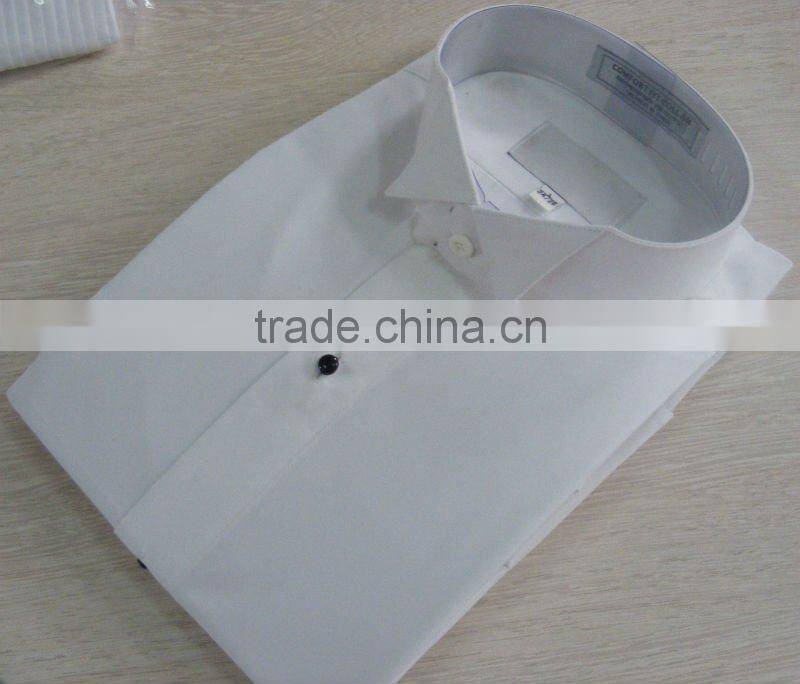 men's wing-tip collar white tuxedo shirt,wedding dress shirt