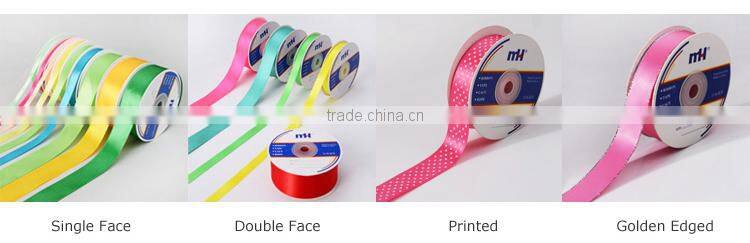 3/8" (10mm) Polyester Satin Ribbon Single Sided for Gifts