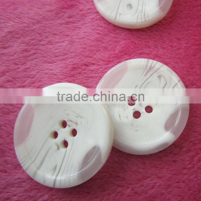 High quality chalk polyester buttons for garments