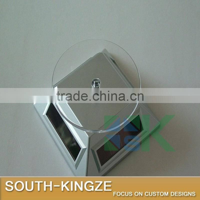 9x9x5cm Square Digital Solar Display Stand