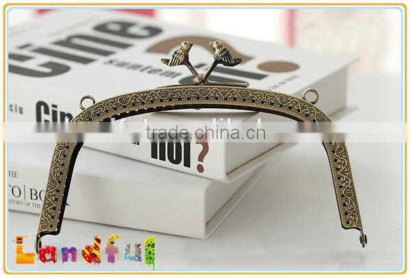 Wholesale Bird Head Kiss Lock Handicraft Supplies Metal Purse Frames