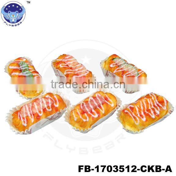 Bread with fruit designs Fake food Promotional Gifts simulated models