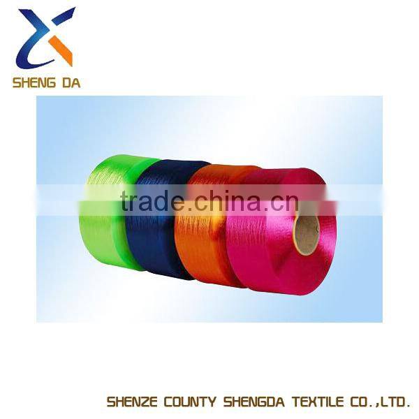 DTY 1500D 384f super bright raw white color for woven carpet without twisting