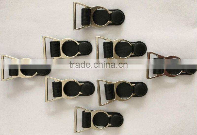 20mm 2017 Dubaa Trading Inc Sexy Lingeries Accessories Silver Garter Metal Suspender Clip NEW Style